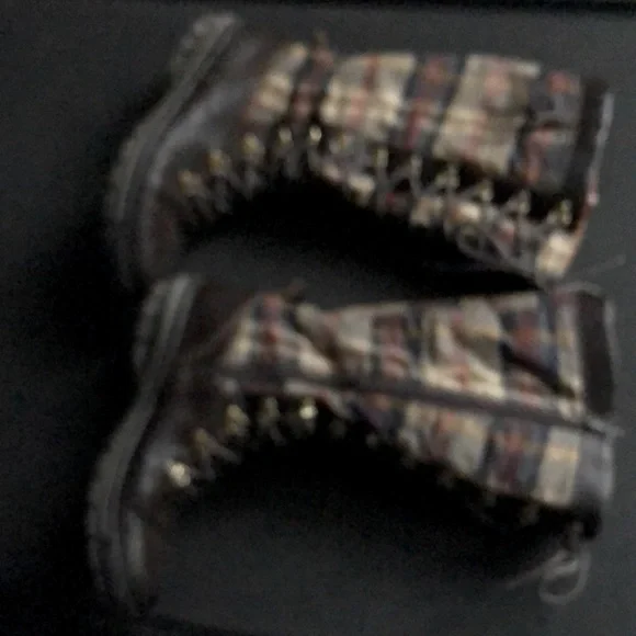 PAJAR (EUR 39) leather plaid boots - Picture 4 of 15